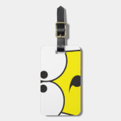 Étiquette À Bagage Crazy Face (Devant Vertical)