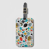 Étiquette À Bagage Crazy head (Devant Vertical)