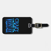 Étiquette À Bagage Crazy Wrestler (Devant horizontal)