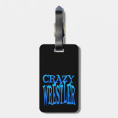Étiquette À Bagage Crazy Wrestler (Dos Vertical)