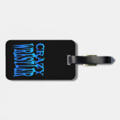 Étiquette À Bagage Crazy Wrestler (Dos horizontal)