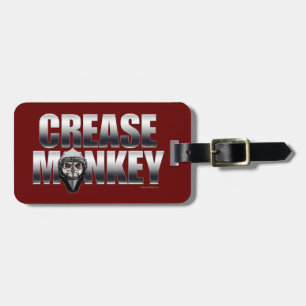 Étiquette À Bagage Crease Monkey (gardien de hockey)