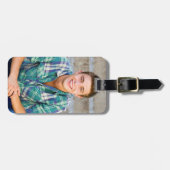 Étiquette À Bagage Create your Own Photo (Devant horizontal)