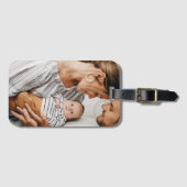 Étiquette À Bagage Create Your Own Photo Custom Pic Double Sided (Devant Horizontal)