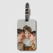 Étiquette À Bagage Create Your Own Photo Custom Picture DIY  (Devant Vertical)
