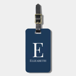 Étiquette À Bagage Création personnalisée de votre propre monogramme