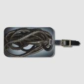 Étiquette À Bagage Créature déplaisante inconnue Tentacle Octopus (Devant Horizontal)