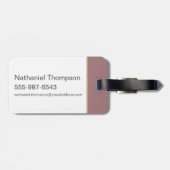 Étiquette À Bagage Créatures Magiques Graphique Vintage (Dos horizontal)