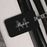 Étiquette À Bagage Créer Votre Nom Personnalisé Monogramme Calligraph<br><div class="desc">Créez votre propre étiquette de bagage personnalisée avec votre nom personnalisé et votre monogramme. Pour modifier ce modèle de conception, il suffit de modifier les champs de texte comme indiqué ci-dessus. Vous pouvez facilement ajouter du texte ou des images, customiser des polices et des couleurs. Offrez-vous un cadeau parfait pour...</div>
