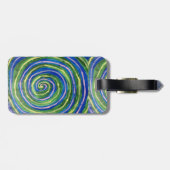 Étiquette À Bagage Créer votre propre étiquette de bagages (Dos horizontal)