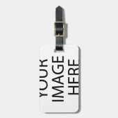 ÉTIQUETTE À BAGAGE CREEZ VOS PROPRES CARTES (Devant Vertical)