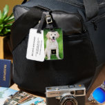 Étiquette À Bagage Créez votre propre monogramme photo complet person<br><div class="desc">Marque de bagage moderne avec photo complète personnalisée. Vous pouvez ajouter votre plus belle photo pour la personnaliser. Vous pouvez changer le nom,  le monogramme et le texte,  si vous avez besoin d'aide,  s'il vous plaît contactez-moi.</div>