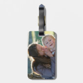 Étiquette À Bagage Créez votre propre photo (Dos Vertical)