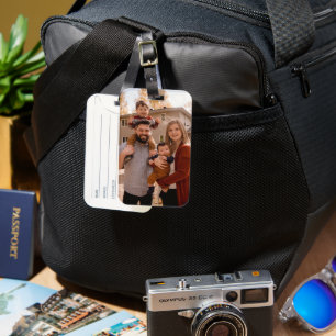 Étiquette À Bagage Créez Votre Propre Photo Image Personnalisée DIY