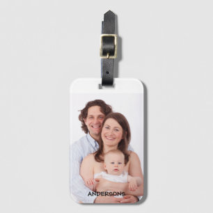Étiquette À Bagage Créez votre propre photo personnalisée