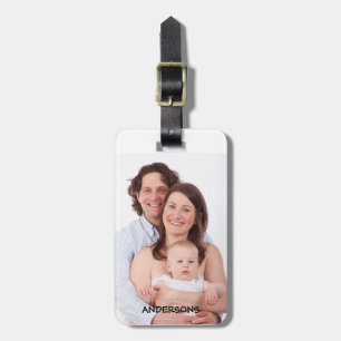 Étiquette À Bagage Créez votre propre photo personnalisée