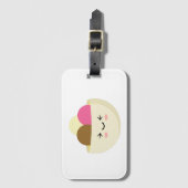 Étiquette À Bagage Crème glacée Kawaii (Devant Vertical)
