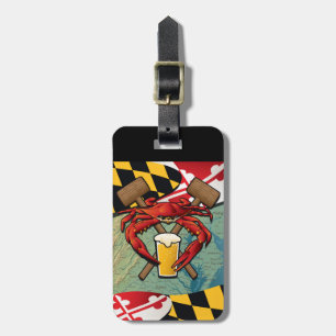 Étiquette À Bagage Crête de festin de crabe du Maryland