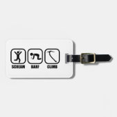 Étiquette À Bagage Cri Barf Climb (Devant horizontal)