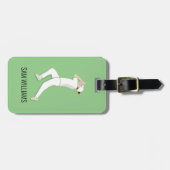 Étiquette À Bagage Cricket (Devant horizontal)