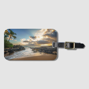 Étiquette À Bagage Crique de la plage Makena de Makena