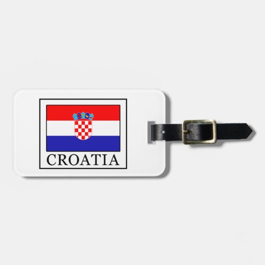 Étiquette À Bagage Croatie (Devant horizontal)