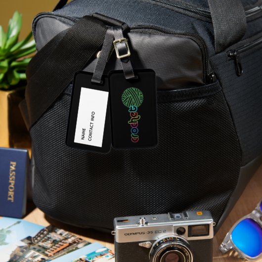 Étiquette À Bagage Crochet de l'étincelle (Recto & Verso)