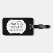 Étiquette À Bagage Crochet ・ Gardez Le Crochet Calme Sur L'Artisanat  (Dos horizontal)