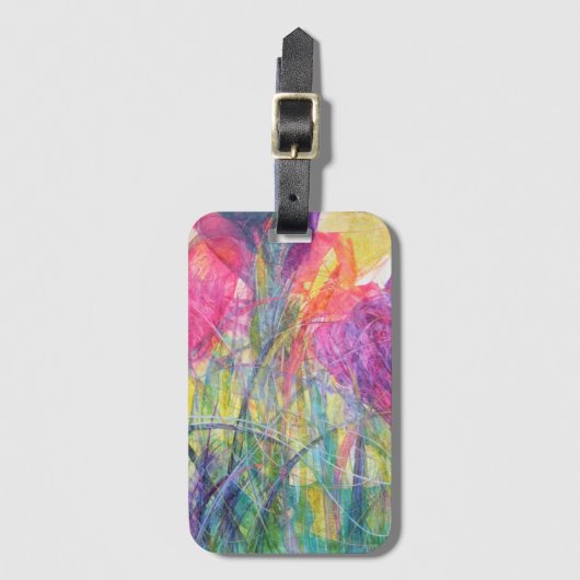 Étiquette À Bagage Crocus (Devant Vertical)