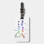 Étiquette À Bagage Croire (Devant Vertical)