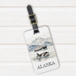 Étiquette À Bagage Croisière Alaska Croisière Orca Aquarelle personna<br><div class="desc">Cette conception peut être personnalisée dans la zone fournie en modifiant la photo et/ou le texte. Vous pouvez également le customiser en cliquant sur Personnaliser ce Modèle, puis en choisissant l'option cliquer pour customiser et supprimer ou modifier la couleur de l'arrière - plan, ajouter du texte, modifier la couleur ou...</div>