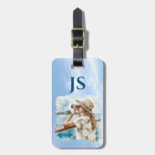 Étiquette À Bagage Croisière avec jumelles (Devant Vertical)