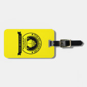 Étiquette À Bagage Croisière lune de miel (Devant horizontal)