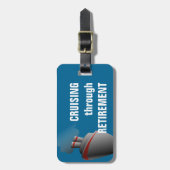 Étiquette À Bagage Croisière par l'Aqua riche de retraite (Devant Vertical)