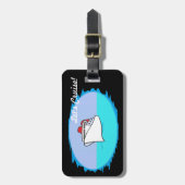 Étiquette À Bagage Croisons personnalisé (Devant Vertical)