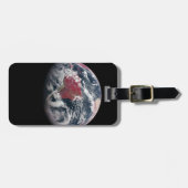 Étiquette À Bagage Croissance plante Sur La Planète Terre. (Devant horizontal)