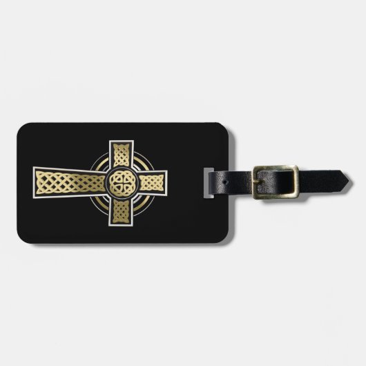 Étiquette À Bagage Croix celtique (Devant horizontal)