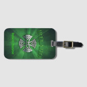 Étiquette À Bagage Croix celtique irlandaise personnalisée (Devant Horizontal)