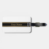 Étiquette À Bagage Croix chrétienne (Dos horizontal)