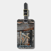 Étiquette À Bagage Croix de force et chemin de vie (Devant Vertical)