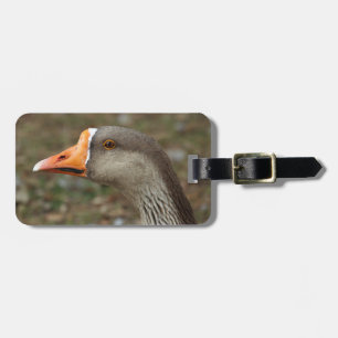 Étiquette À Bagage Croix du cygne gris