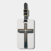 Étiquette À Bagage Croix religieuse (Devant Vertical)