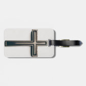 Étiquette À Bagage Croix religieuse (Dos horizontal)