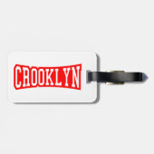ÉTIQUETTE À BAGAGE CROOKLYN, NYC (Dos horizontal)