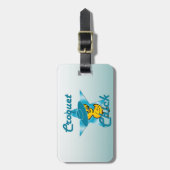 Étiquette À Bagage Croquet Chic #7 (Devant Vertical)