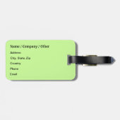 Étiquette À Bagage Croquet drôle (Dos horizontal)