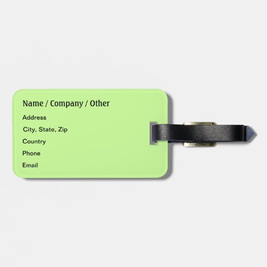 Étiquette À Bagage Croquet drôle (Dos horizontal)