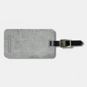 Étiquette À Bagage Croquis de Chicago City Map (Devant horizontal)