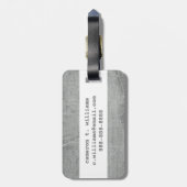 Étiquette À Bagage Croquis de Chicago City Map (Dos Vertical)