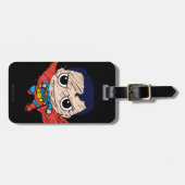 Étiquette À Bagage Croquis Mini Superman (Devant horizontal)